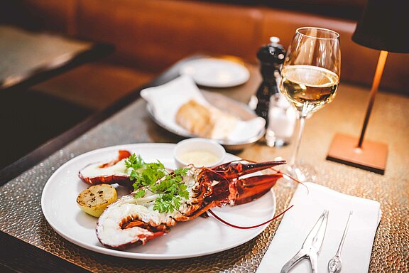 Angerichteter Hummer